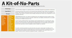 Desktop Screenshot of kit-of-no-parts.at